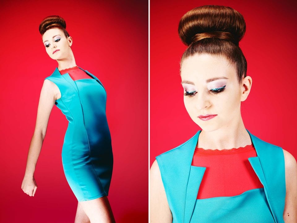 Fotograf Fürth, Color blocking Fotoshooting Make-up Artist School by Carola Hickl, © Klaus Gruber | dolphin photography