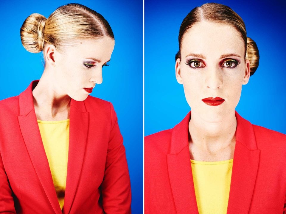 Fotograf Fürth, Color blocking Fotoshooting Make-up Artist School by Carola Hickl, © Klaus Gruber | dolphin photography