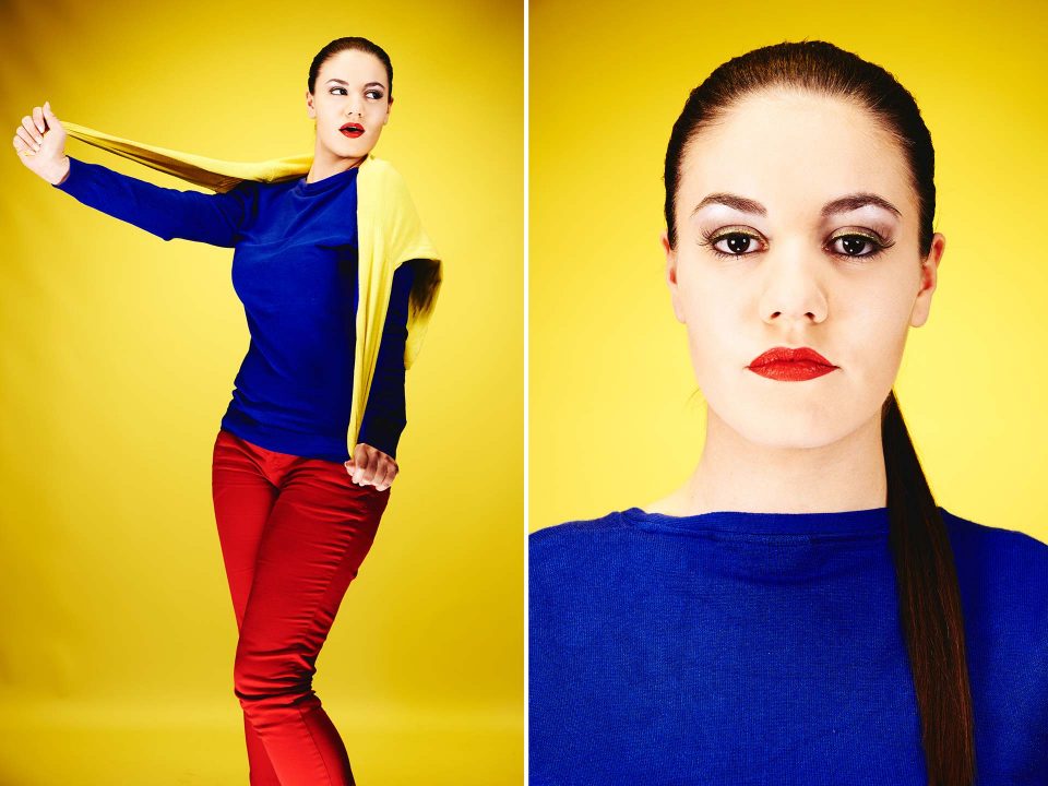 Fotograf Fürth, Color blocking Fotoshooting Make-up Artists School by Carola Hickl, © Klaus Gruber | dolphin photography