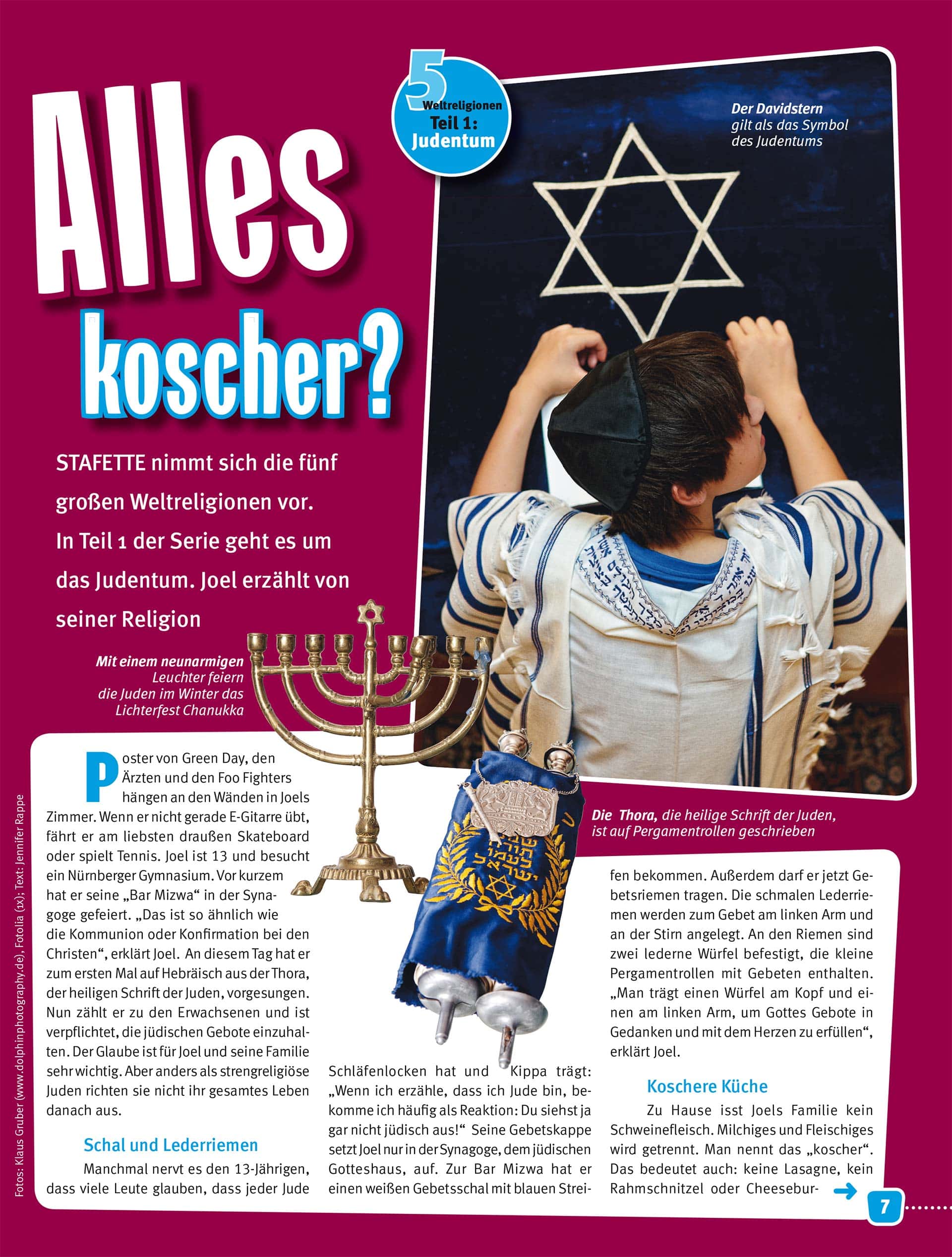 Judentum - Reportagefotografie für Magazin Stafette - Fotograf Fürth