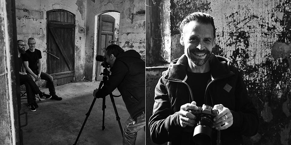 Fotograf Fürth, Musiker Portraits mit der Band Big Time - Making of, © Klaus Gruber | dolphin photography