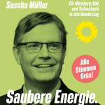 Portrait des Grünen Politikers Sascha Müller