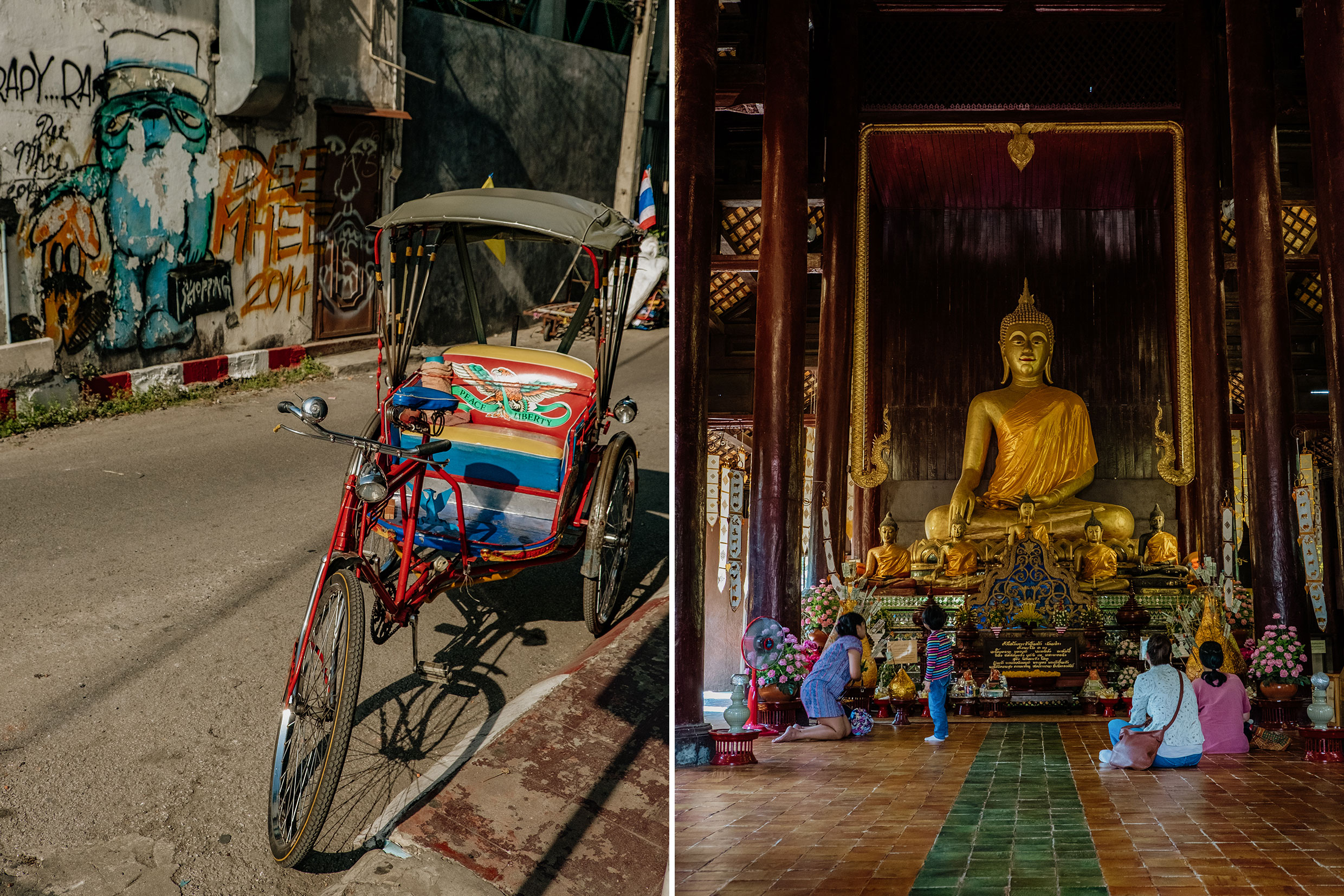 mit Fuji-Kameras in Chiang Mai, Nordthailand - Fotograf Fürth, © Klaus Gruber | dolphin photography